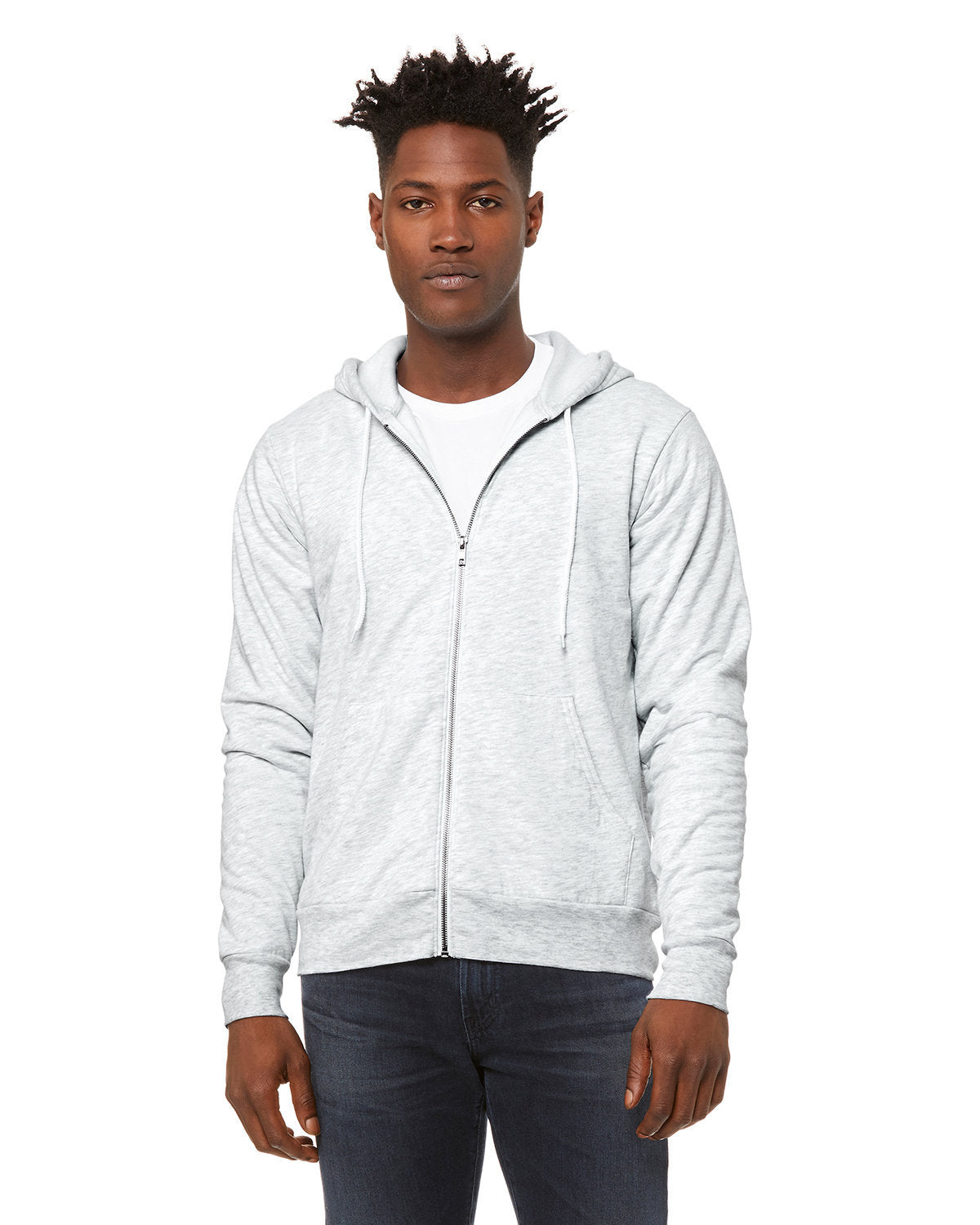 Bella + Canvas® Sponge Fleece Full-Zip Hoodie Sweatshirt