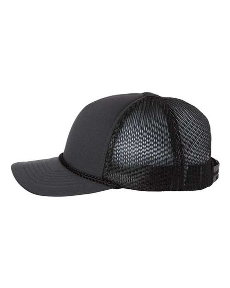 Richardson garment washed printed trucker cap for casual wear