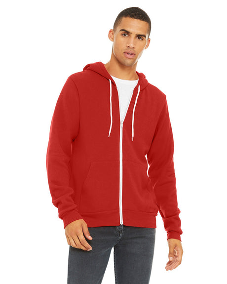 Bella + Canvas® Sponge Fleece Full-Zip Hoodie Sweatshirt