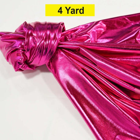 Metallic Foil Spandex Lame Stretch Fabric for Apparel and Costumes