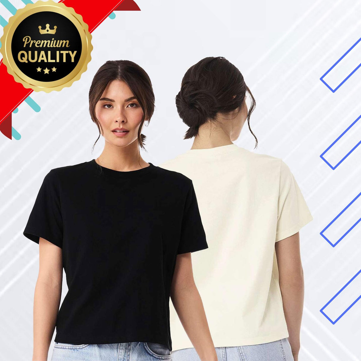 BELLA + CANVAS® Women's 6 oz Heavyweight Tee - 6110