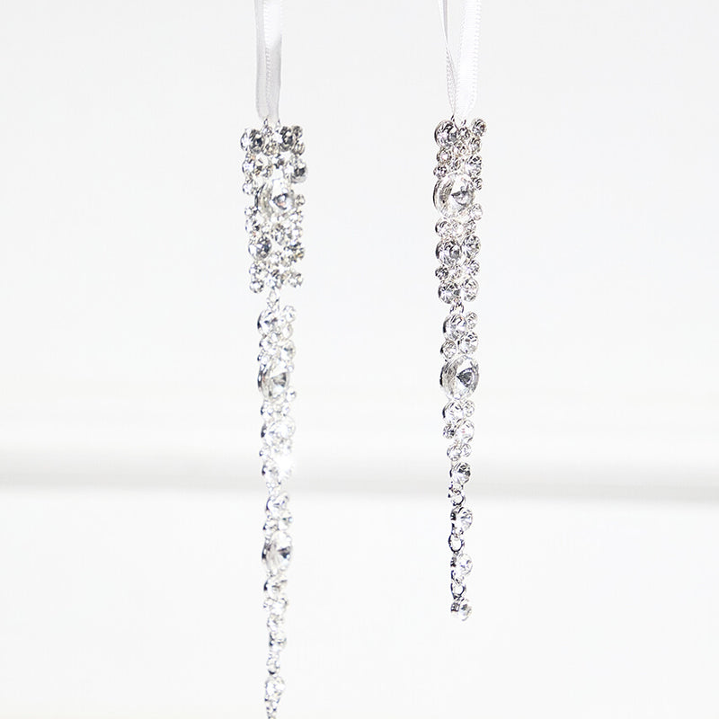 Jewel Icicle Ornaments - Set of 2