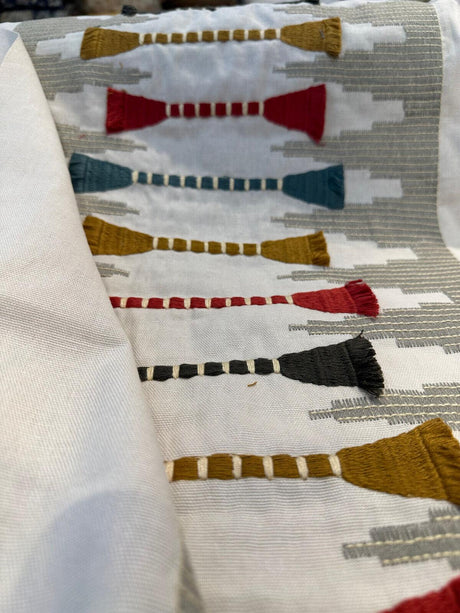 Waverly Le Souk Emb Spice Southwestern Embroidered Fabric - Spice Southwestern Embroidered, 57" Width (1 Yard)