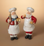 12" Resin Holiday Chef Santa