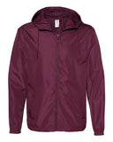 Chaqueta cortavientos ligera con cremallera completa