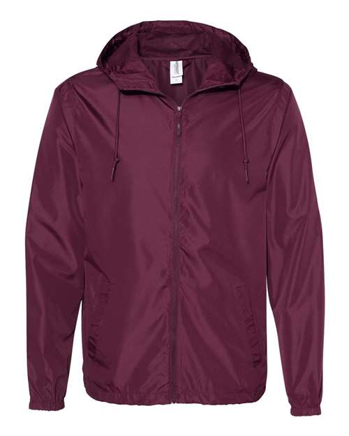 Men's Lightweight Waterproof Windbreaker Full-Zip Jacket