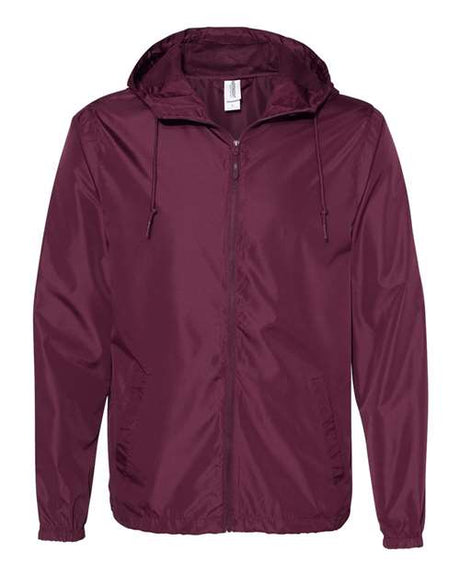 Men's Lightweight Waterproof Windbreaker Full-Zip Jacket