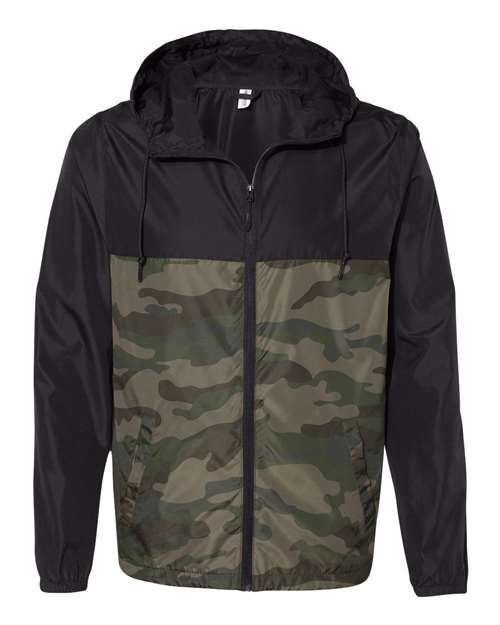 Lightweight Windbreaker Full-Zip Jacket