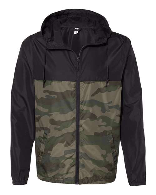 Men's Lightweight Waterproof Windbreaker Full-Zip Jacket