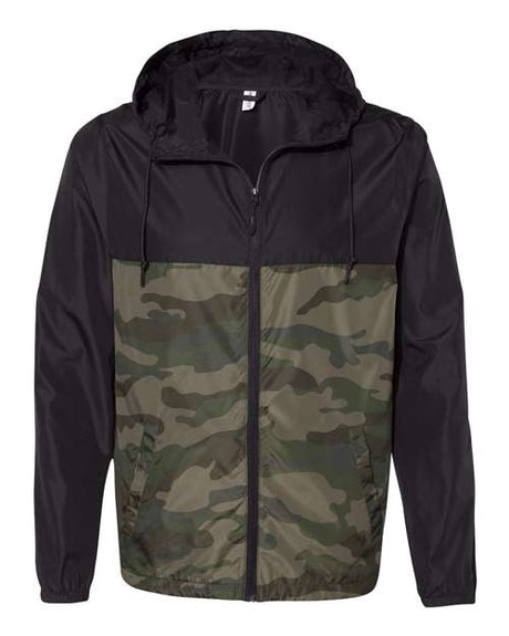 Men's Lightweight Waterproof Windbreaker Full-Zip Jacket