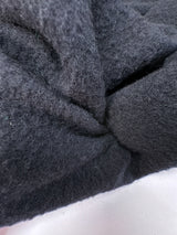Wool Blend Tweed Black Blue