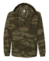 Men's Water-Resistant Hooded Windbreaker
