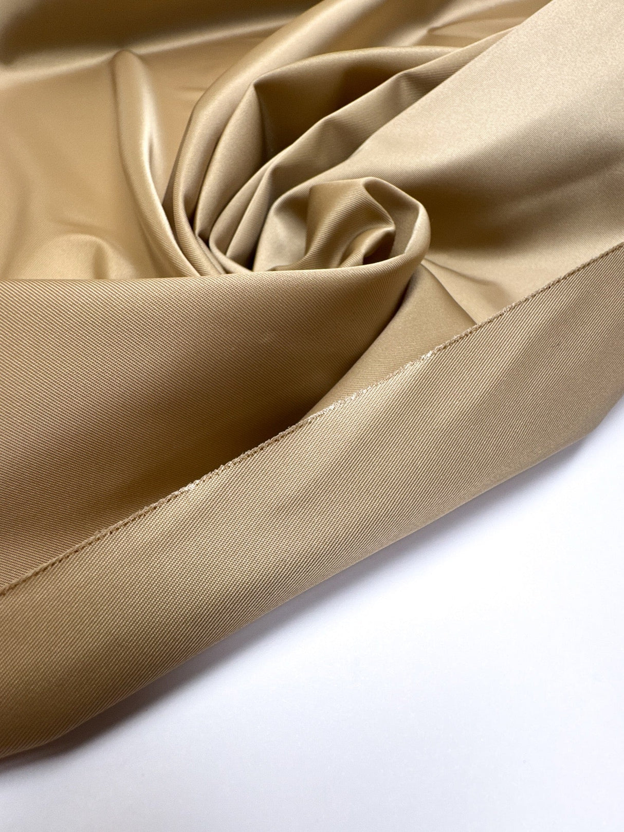 Beige Polyamide Twill Woven
