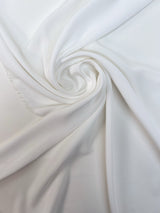 Silk Crepe Fabric White