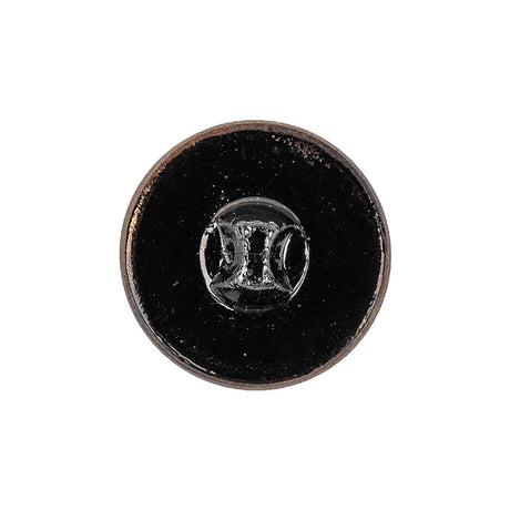 Copper Glass Button - 36L/23mm