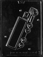 3D Semi Tractor Trailer Chocolate Mold - Side A