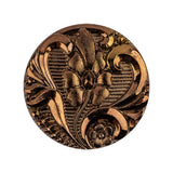 Copper Glass Button - 44L/28mm