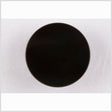Black Glass Button - 24L/15mm