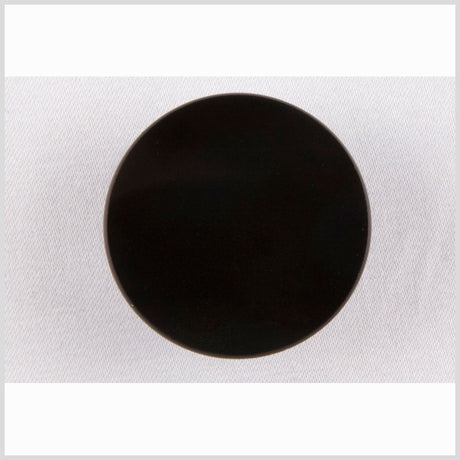 Black Glass Button - 24L/15mm