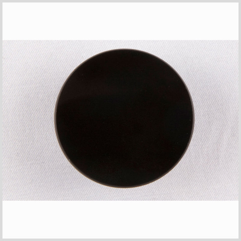 Black Glass Button - 36L/23mm