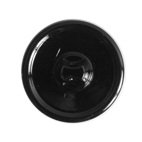 Black Glass Button - 40L/25.5mm