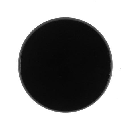 Black Glass Button - 40L/25.5mm