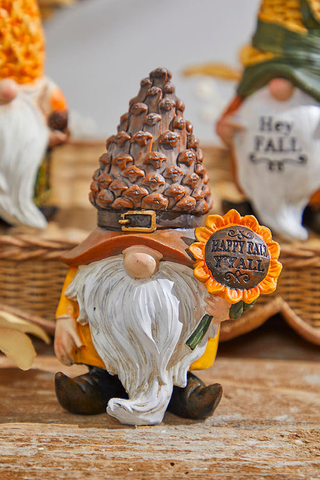 5" Resin Harvest Gnome Figurine