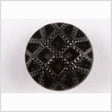 Black Studded Glass Shank Back Button - 22L/14mm