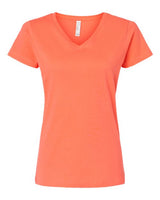 LAT Women's Fine Jersey V-Neck Tee