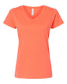LAT Women's Fine Jersey V-Neck Tee