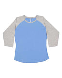 Women's Baseball Fine Jersey Three-Quarter Sleeve Tee