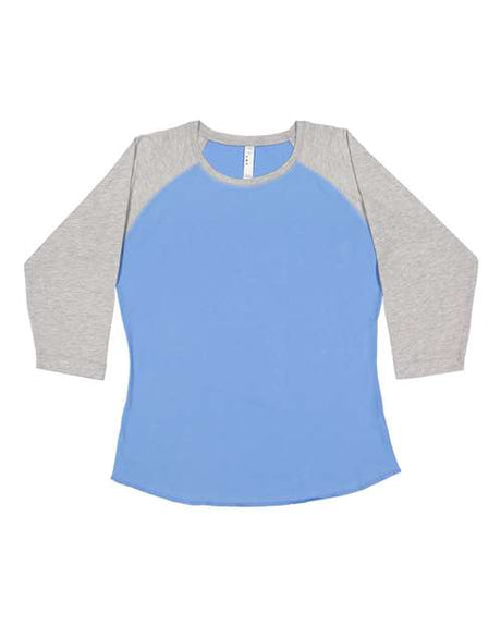 Women's Baseball Fine Jersey Three-Quarter Sleeve Tee