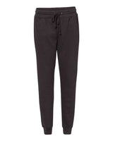 Women's Cotton Blend Athletic Fleece Joggers with Ribbed Cuffs