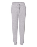 Women's Cotton Blend Athletic Fleece Joggers with Ribbed Cuffs