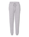 Women's Cotton Blend Athletic Fleece Joggers with Ribbed Cuffs