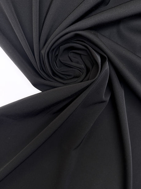 Black Triacetate Cotton Twill