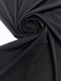 Black Triacetate Cotton Twill