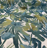 Tropicalize Jungle Green Tapestry Chenille Polyester Fabric - Green Floral, 57" Width (1 Yard)
