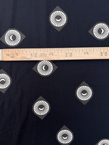 Viscose Staple Fabric Black White