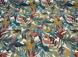 Tropicalize Chenille Fabric - Multi Color Floral Tapestry, 57" Width (1 Yard)