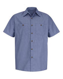 Red Kap Men's Industrial Short Sleeve Work Shirt