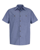 Red Kap Men's Industrial Short Sleeve Work Shirt