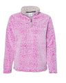 J. America Women's Epic Sherpa Quarter-Zip Pullover
