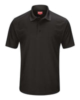 Red Kap Men's Short Sleeve Performance Knit Pocketless Core Polo