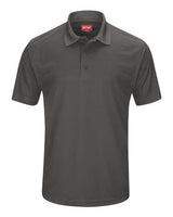 Red Kap Men's Short Sleeve Performance Knit Pocketless Core Polo