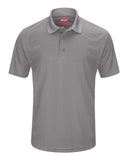 Red Kap Men's Short Sleeve Performance Knit Pocketless Core Polo