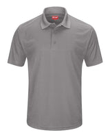 Red Kap Men's Short Sleeve Performance Knit Pocketless Core Polo