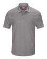 Red Kap Men's Short Sleeve Performance Knit Pocketless Core Polo