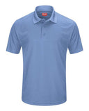 Red Kap Men's Short Sleeve Performance Knit Pocketless Core Polo
