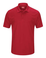 Red Kap Men's Short Sleeve Performance Knit Pocketless Core Polo